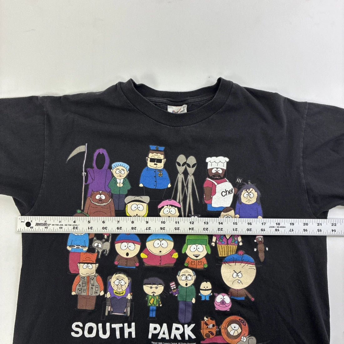 Vintage South Park T-Shirt Size Medium TV Show Promo 1998 90s