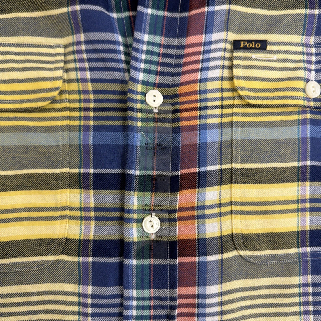 Polo Ralph Lauren Button Up Shirt Size Large Plaid NWT