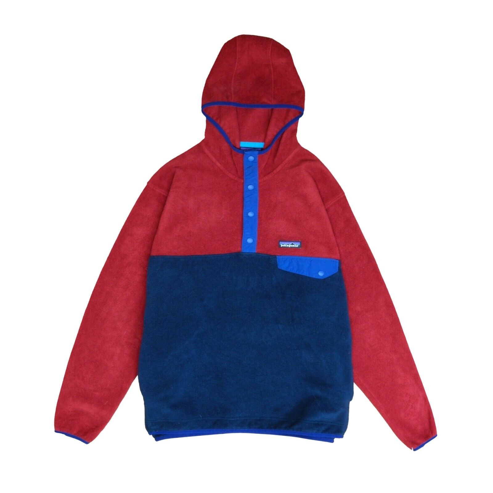 Patagonia Synchilla Snap-T Fleece Jacket Size Large Red Pullover