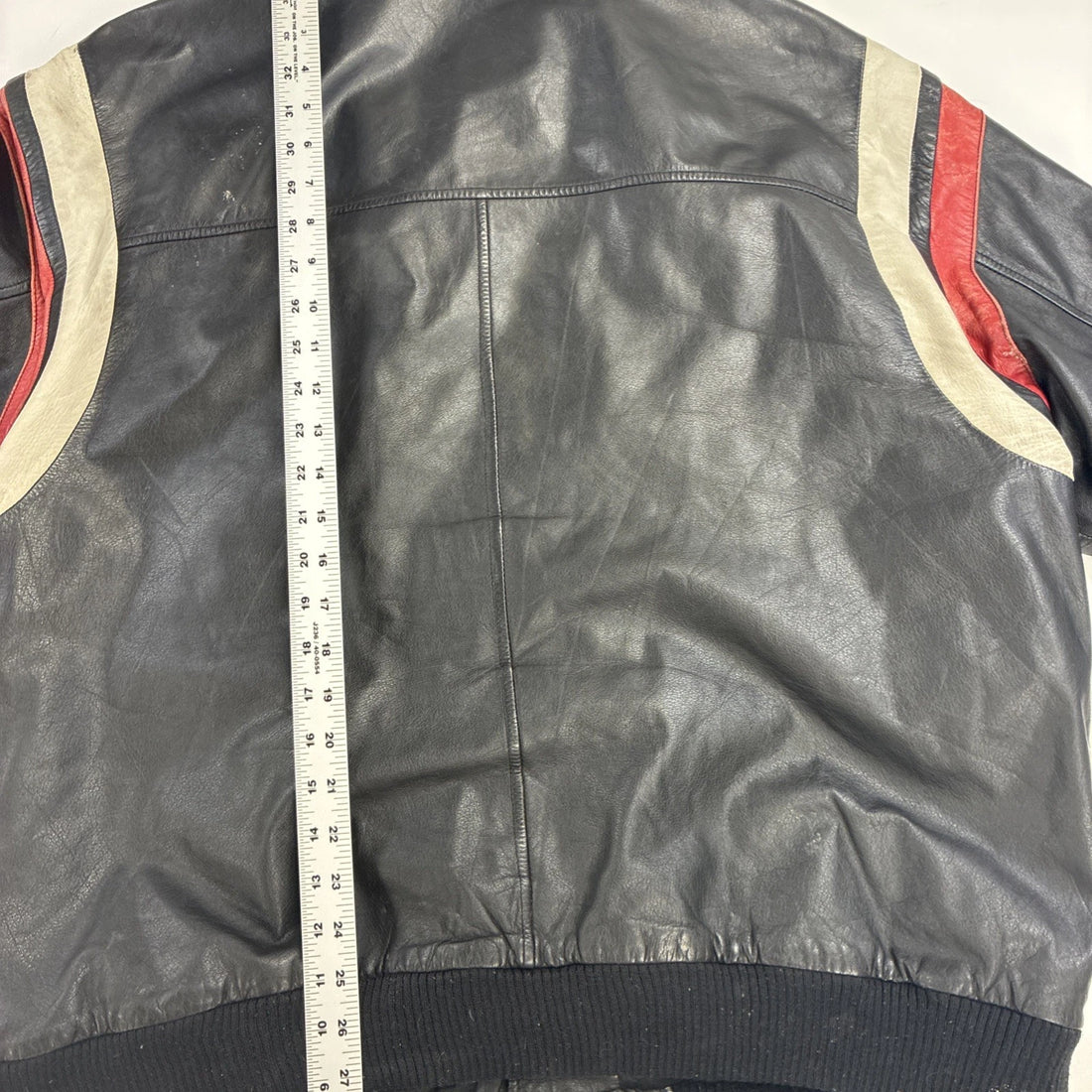 Vintage Calgary Stampeders Puma Leather Varsity Jacket Size XL CFL
