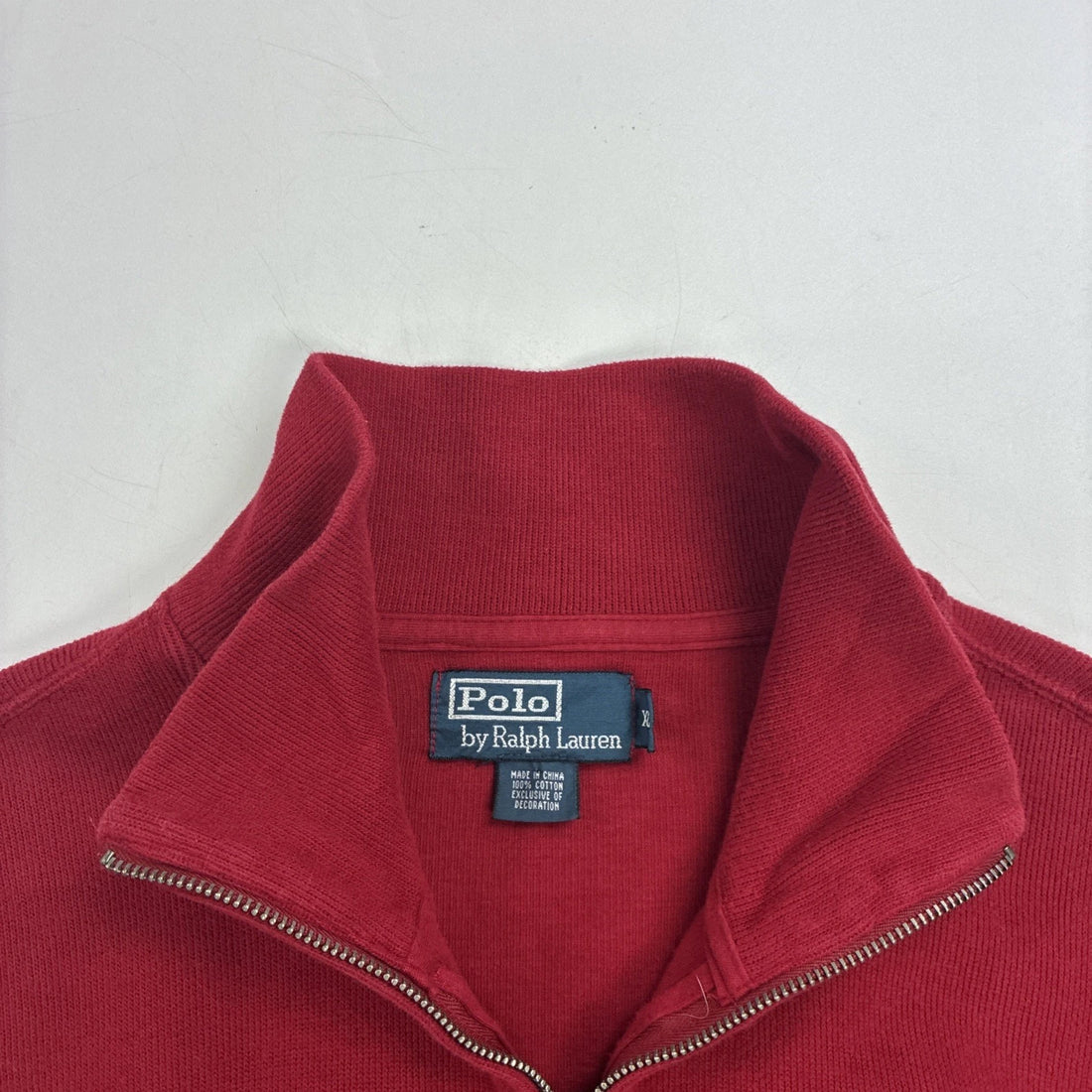Vintage Polo Ralph Lauren 1/4 Zip Sweater Size XL