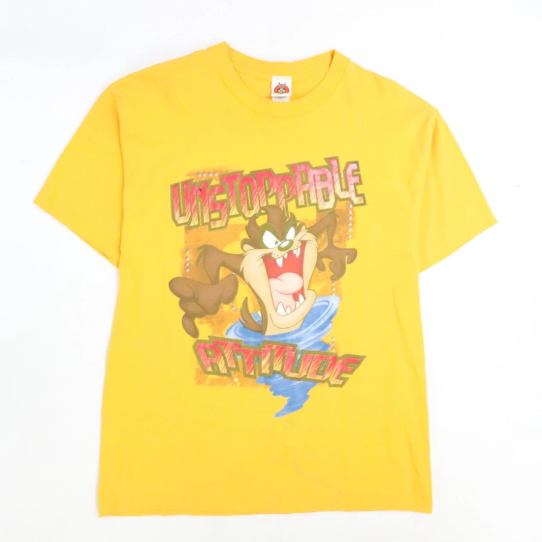 Vintage Taz Looney Tunes Unstoppable Attitude T-Shirt Size XL