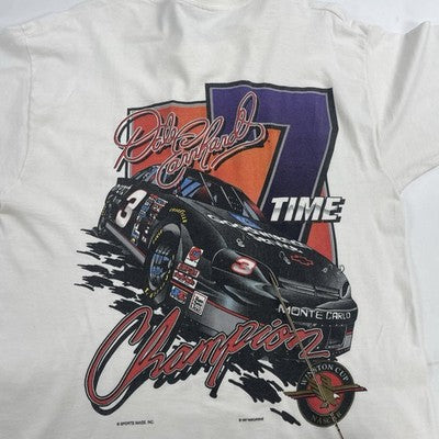 Vintage Dale Earnhardt 7 Time Champion T-Shirt Size Large 1997 90s NASCAR