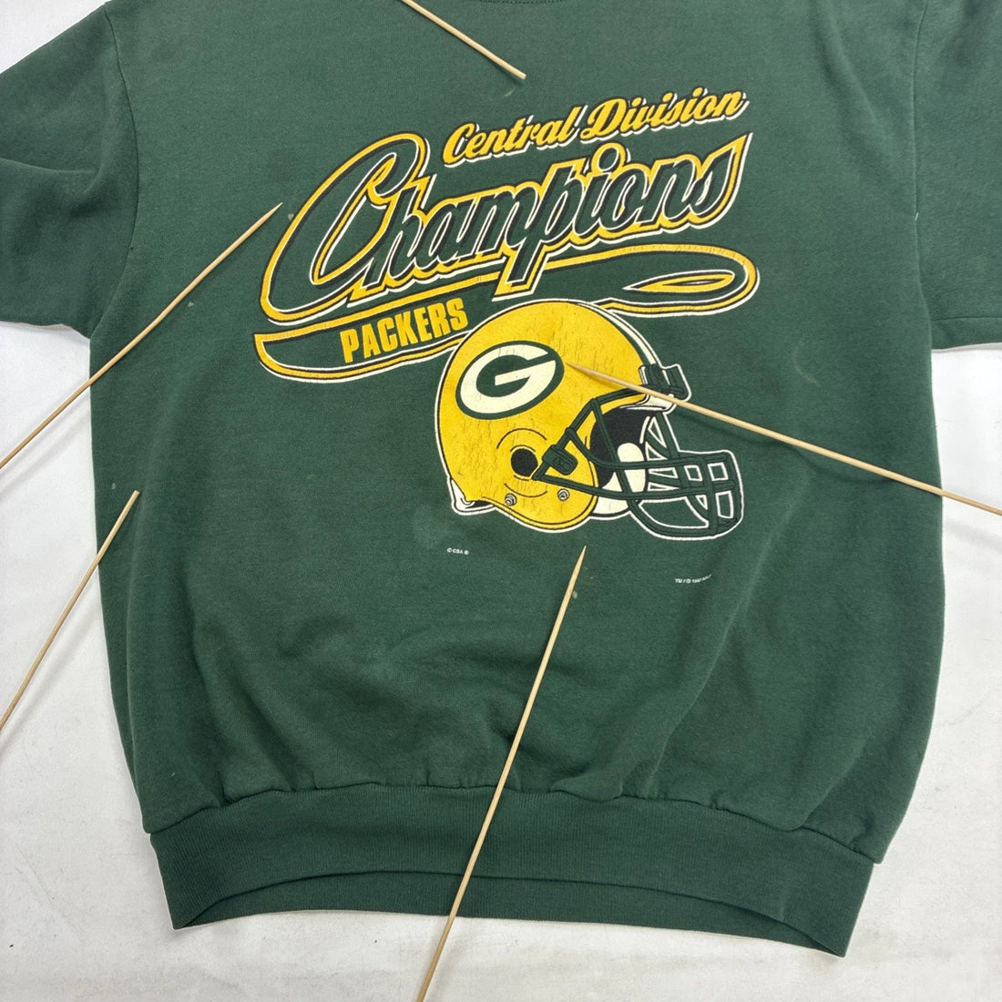 Vintage Green Bay Packers Sweatshirt Crewneck Size Large 90s NFL