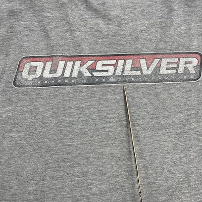 Vintage Quiksilver T-Shirt Size Large Gray