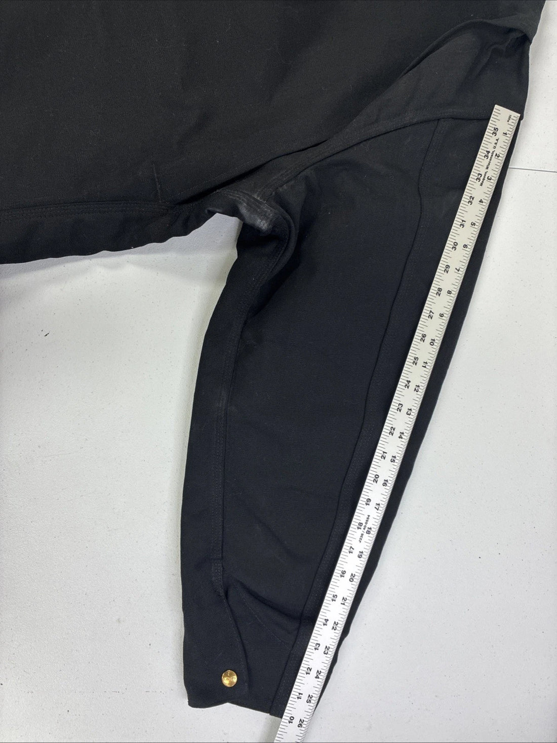 Carhartt Canvas Detroit Work Jacket Size XL Black Blanket Lined J001 BLK