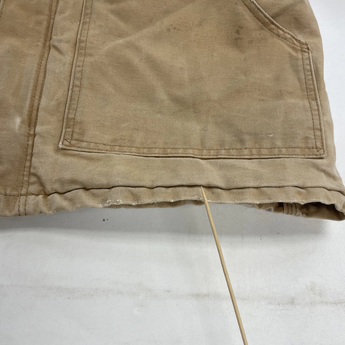 Vintage Carhartt Canvas Arctic Work Jacket Size Large Brown