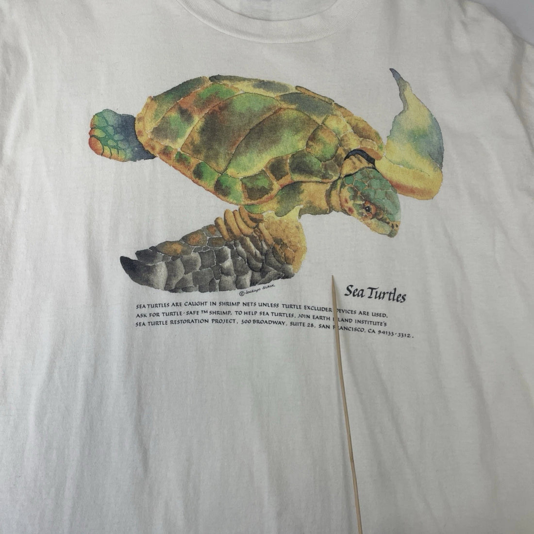 Vintage Sea Turtles T-Shirt Size XL Nature 90s