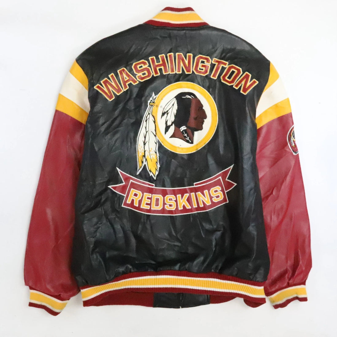 Washington Redskins Faux Leather Varsity Jacket XL NFL