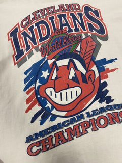 Vintage Cleveland Indians Central Division Champs T-Shirt Size XL 1998 –  Throwback Vault