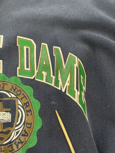 Vintage Notre Dame Fighting Irish Champion Reverse Weave Sweatshirt XL 90s NCAA