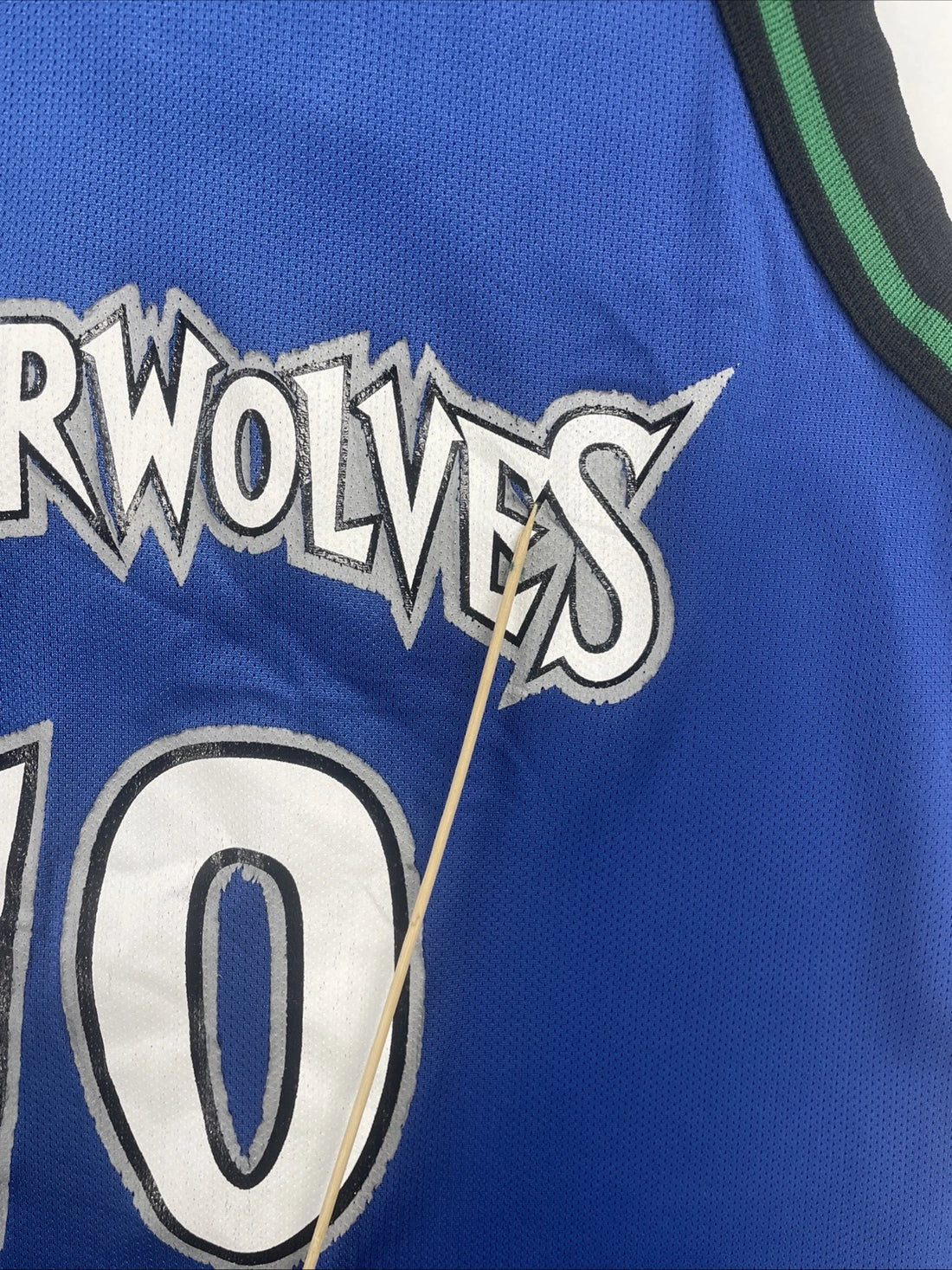 Vintage Minnesota Timberwolves Wally Szczerbiak Champion Jersey Size 44 NBA