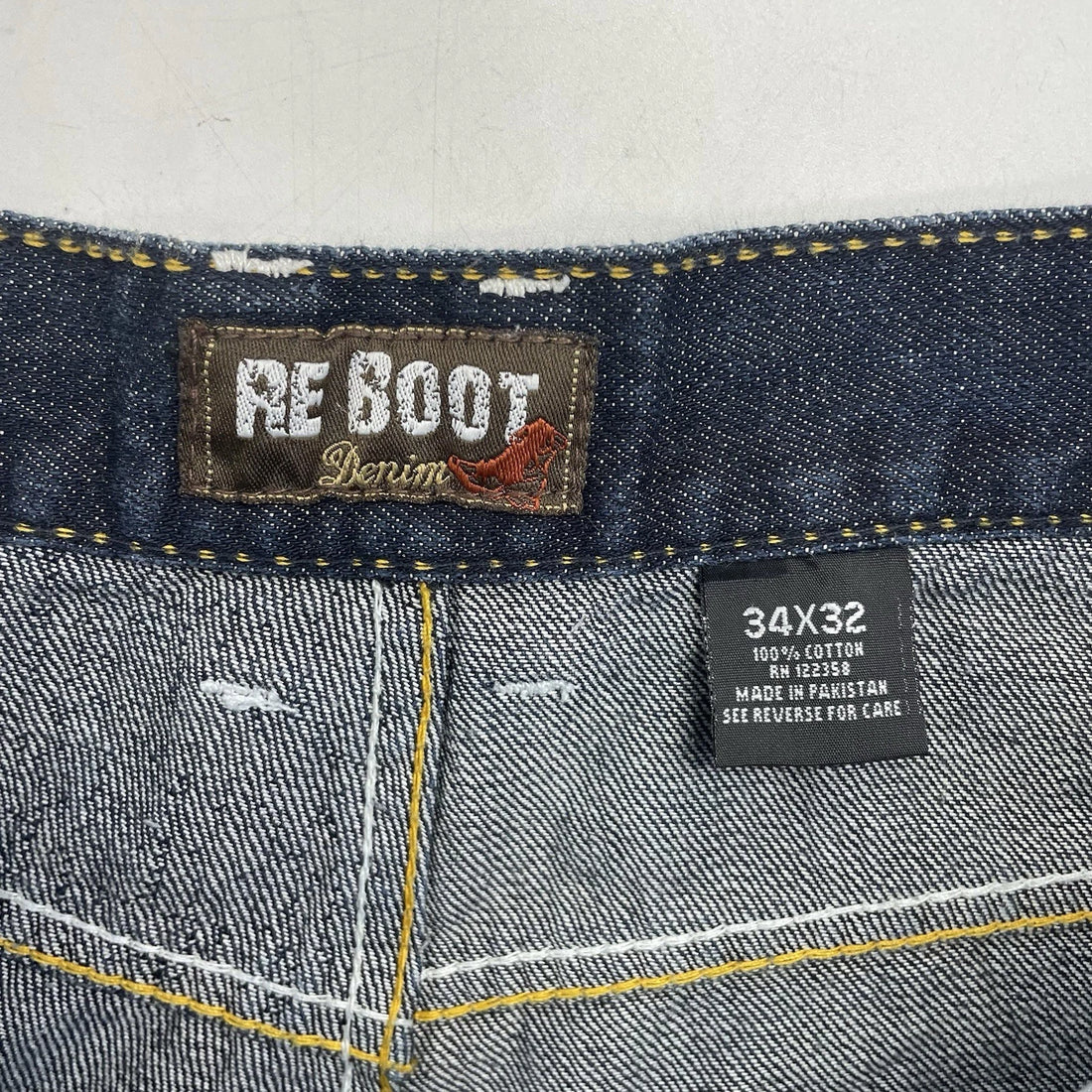 Vintage Red Boot Denim Jeans Pants Size 34 X 32 Y2K