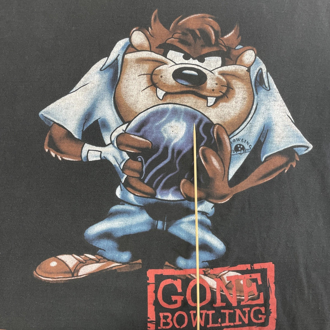 Vintage Taz Bowling Looney Tunes T-Shirt Size XL 1997 90s