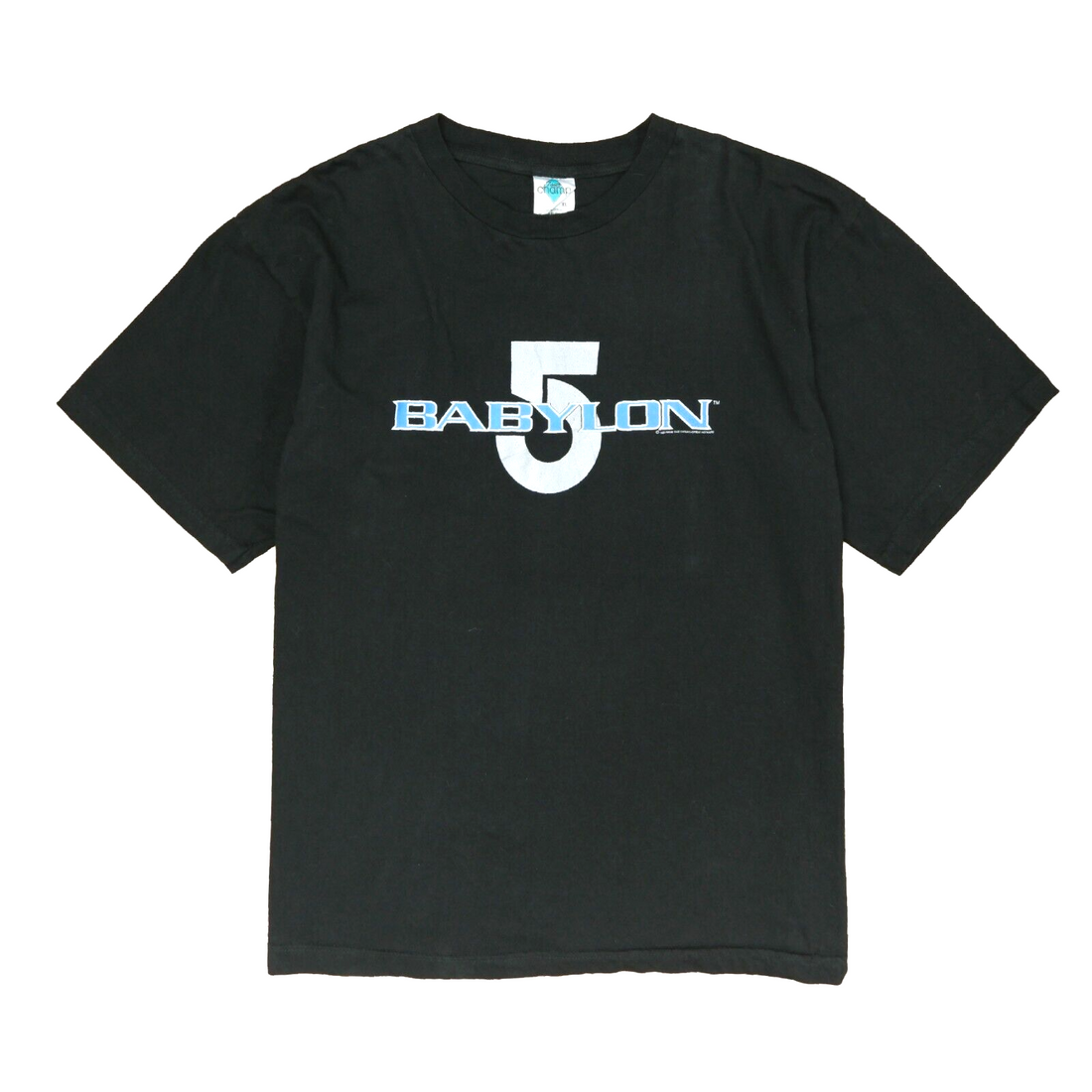 Vintage Babylon 5 T-Shirt Size XL Television Promo 1995 90s