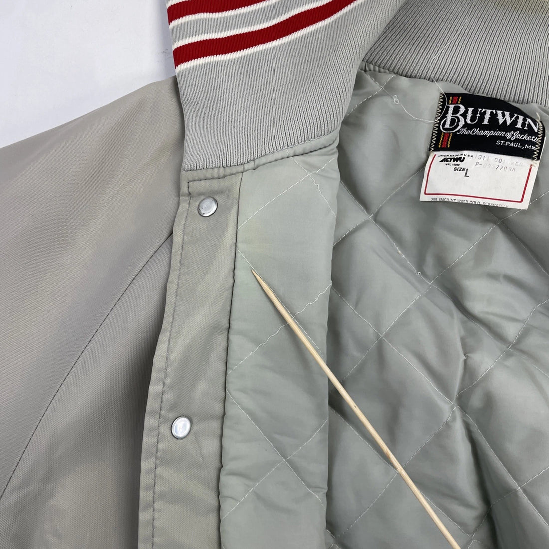 Vintage Honeywell Military Avionics Division Butwin Bomber Jacket Size Large