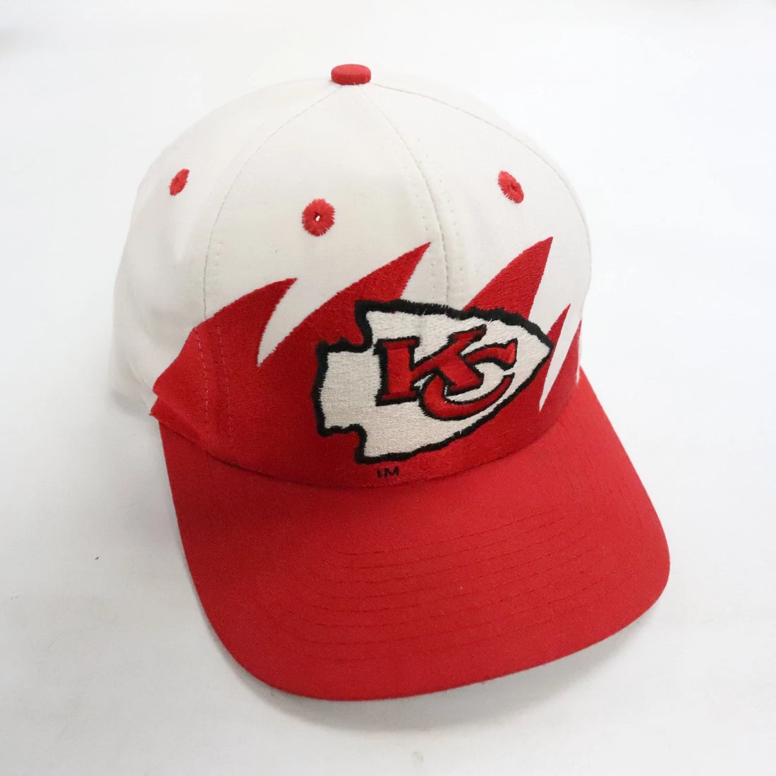 Vintage Kansas City Chiefs Sharktooth Snapback Hat OSFA NFL