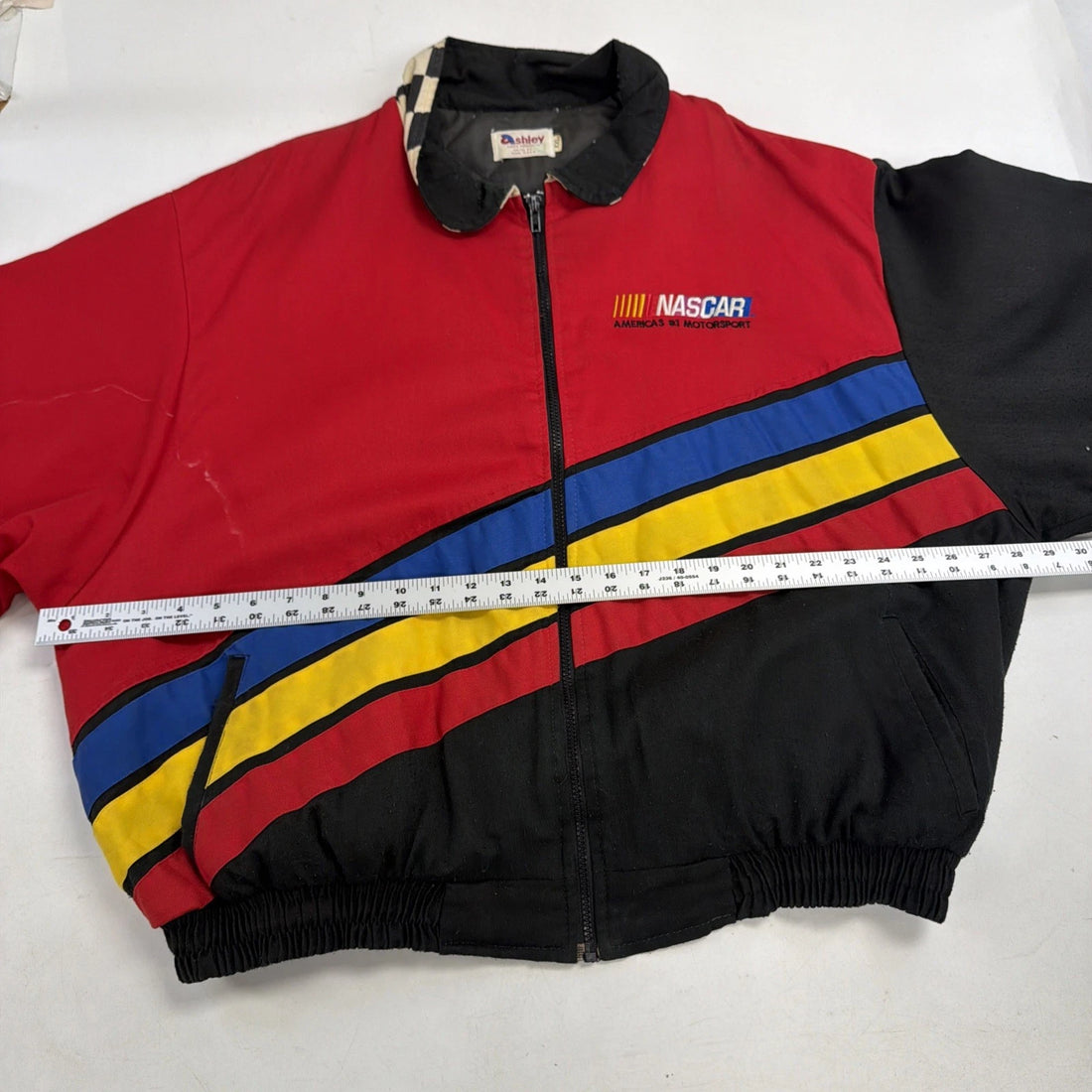 Vintage NASCAR Racing Bomber Jacket Size 2XL