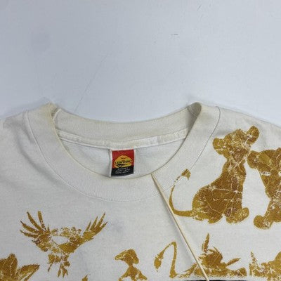 Vintage The Lion King Disney T-Shirt Size XL All Over Print 90s