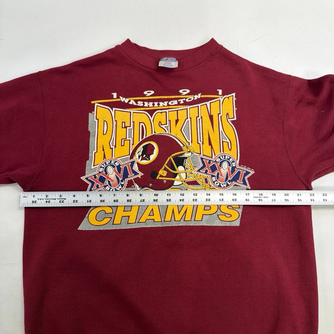 Vintage Washington Redskins Super Bowl XXVI Champions Sweatshirt Large 90s NFL