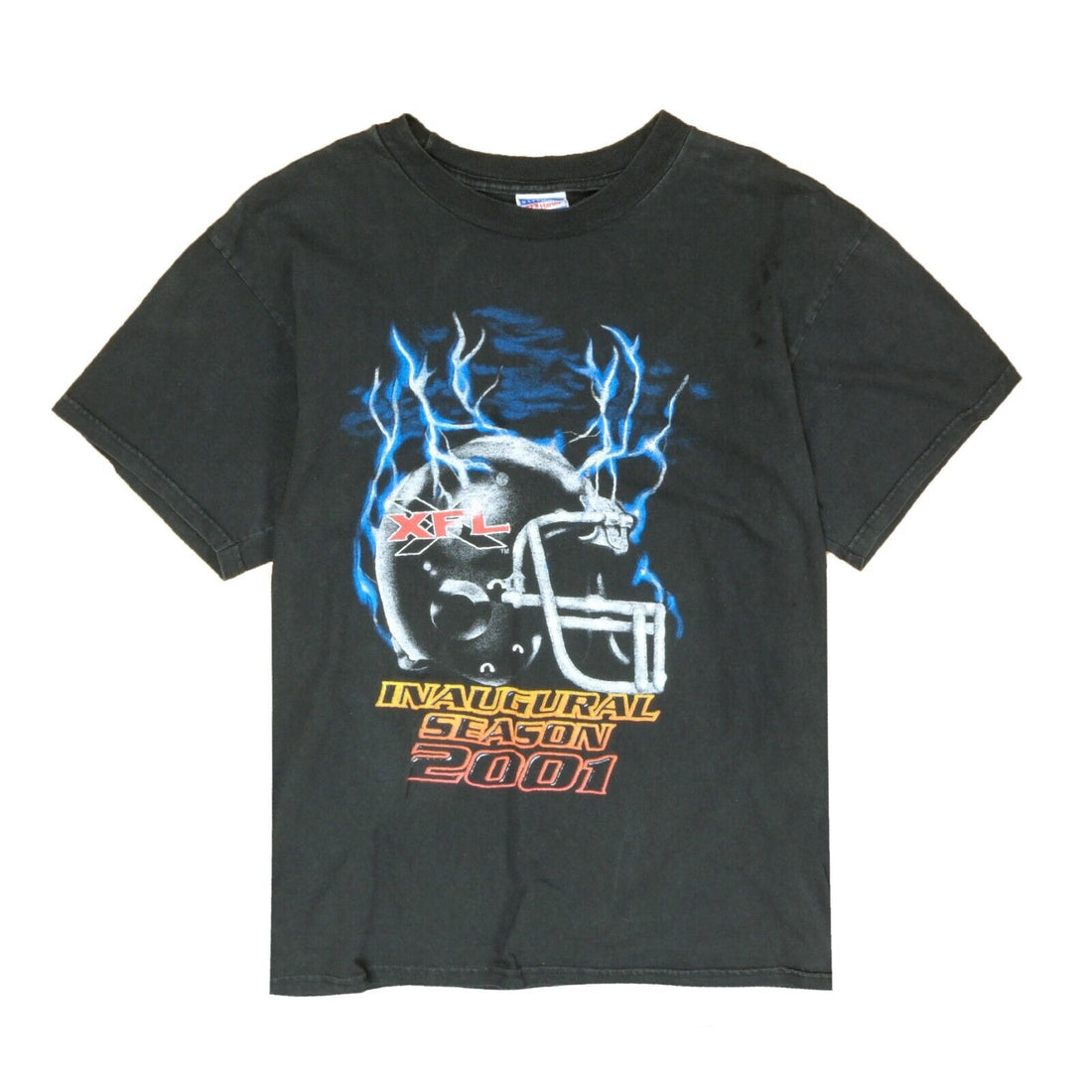 Vintage XFL Inaugural Season T-Shirts Size Large 2001 Football