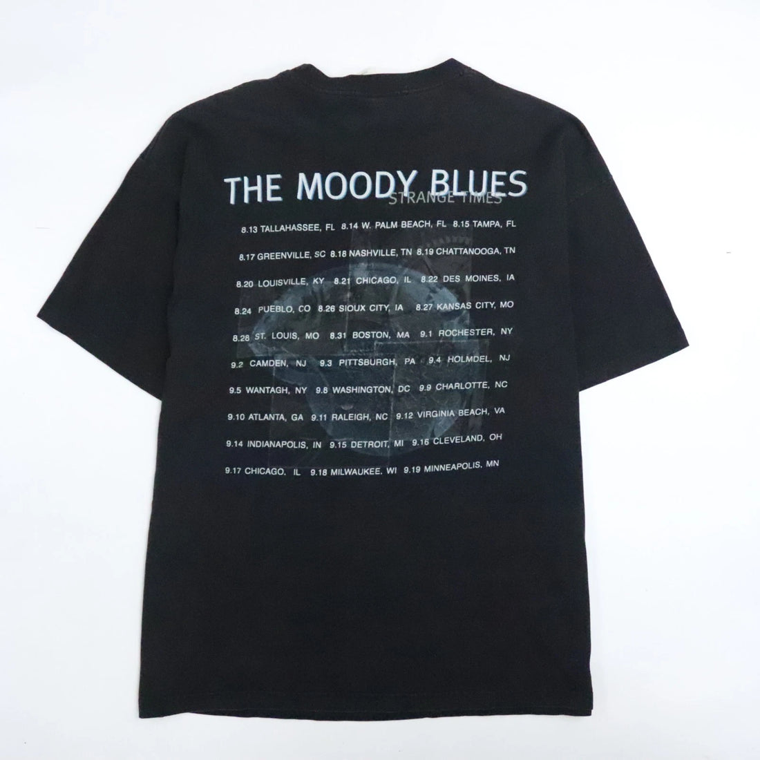 Vintage The Moody Blues Strange Times T-Shirt Size 2XL 90s