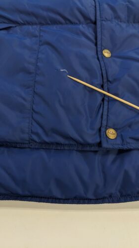 Vintage L.L. Bean Puffer Vest Jacket Size XL Tall Blue