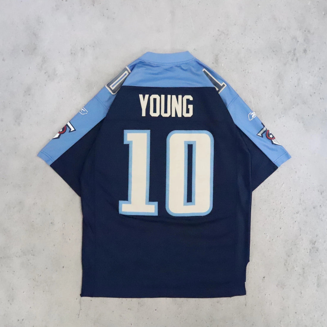 Vintage Tennessee Titans Vince Young Reebok Jersey Size Large NFL