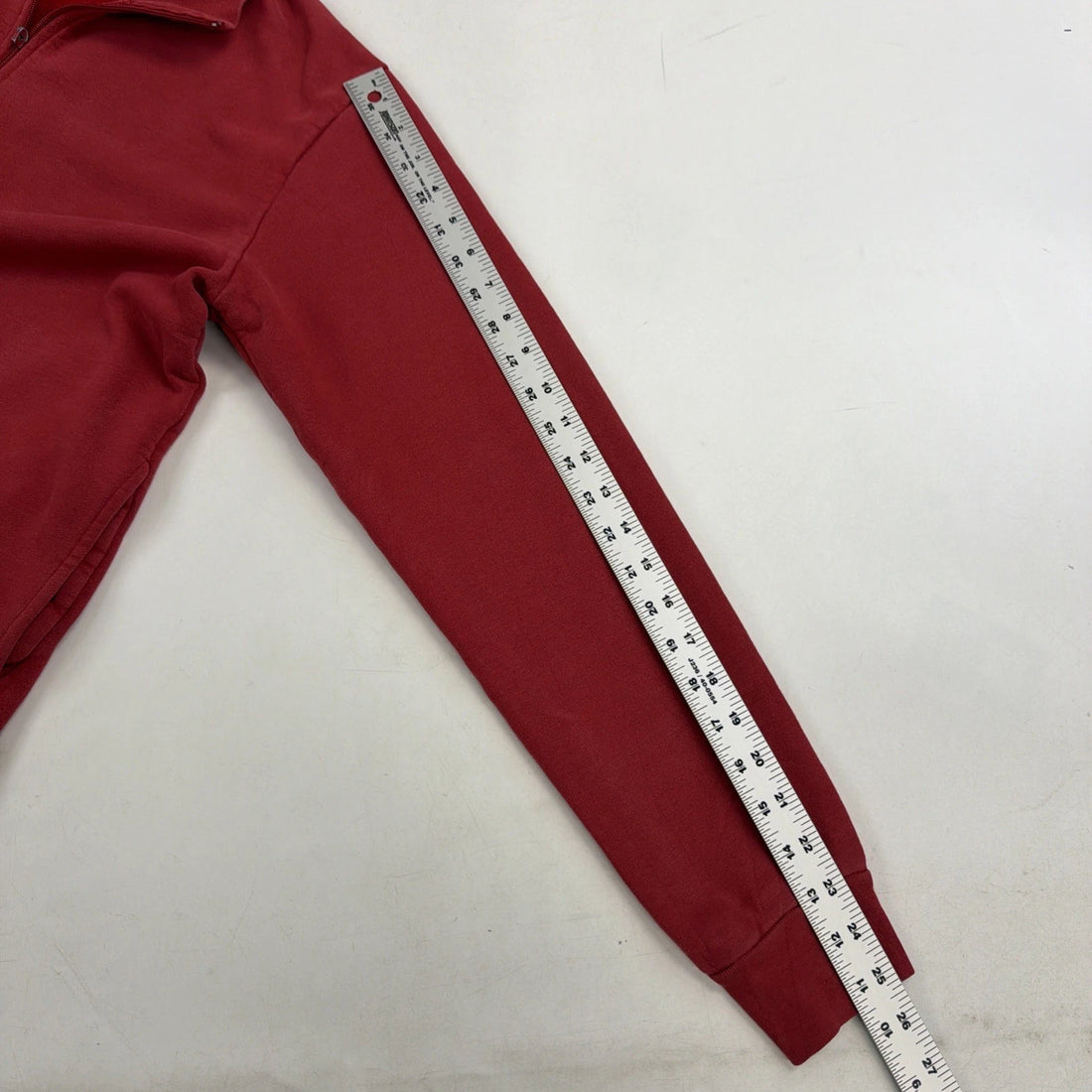 Vintage Polo Ralph Lauren Full Zip Cardigan Sweatshirt Size Medium Red