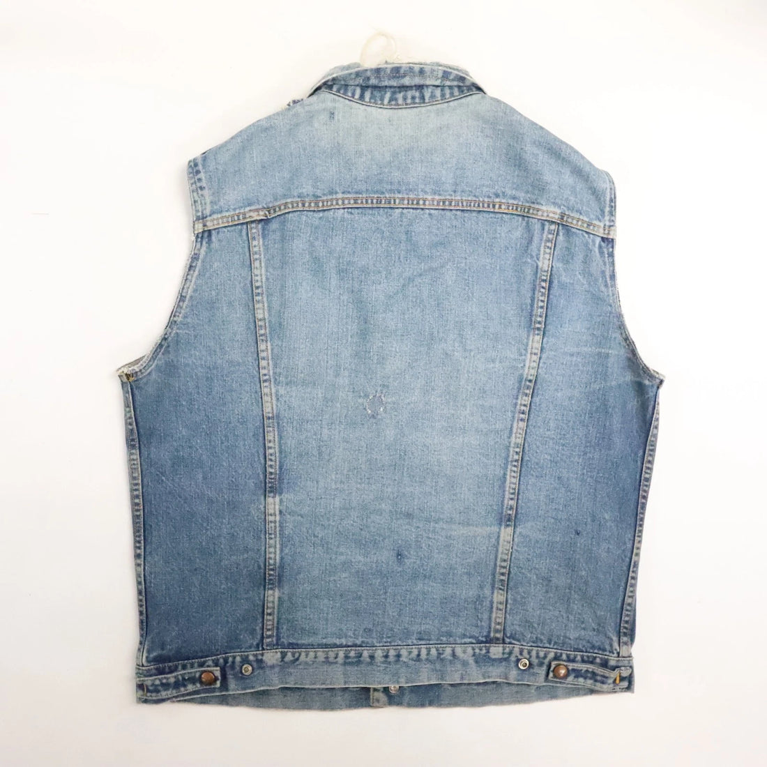 Vintage GWG Denim Vest Jacket Size Large