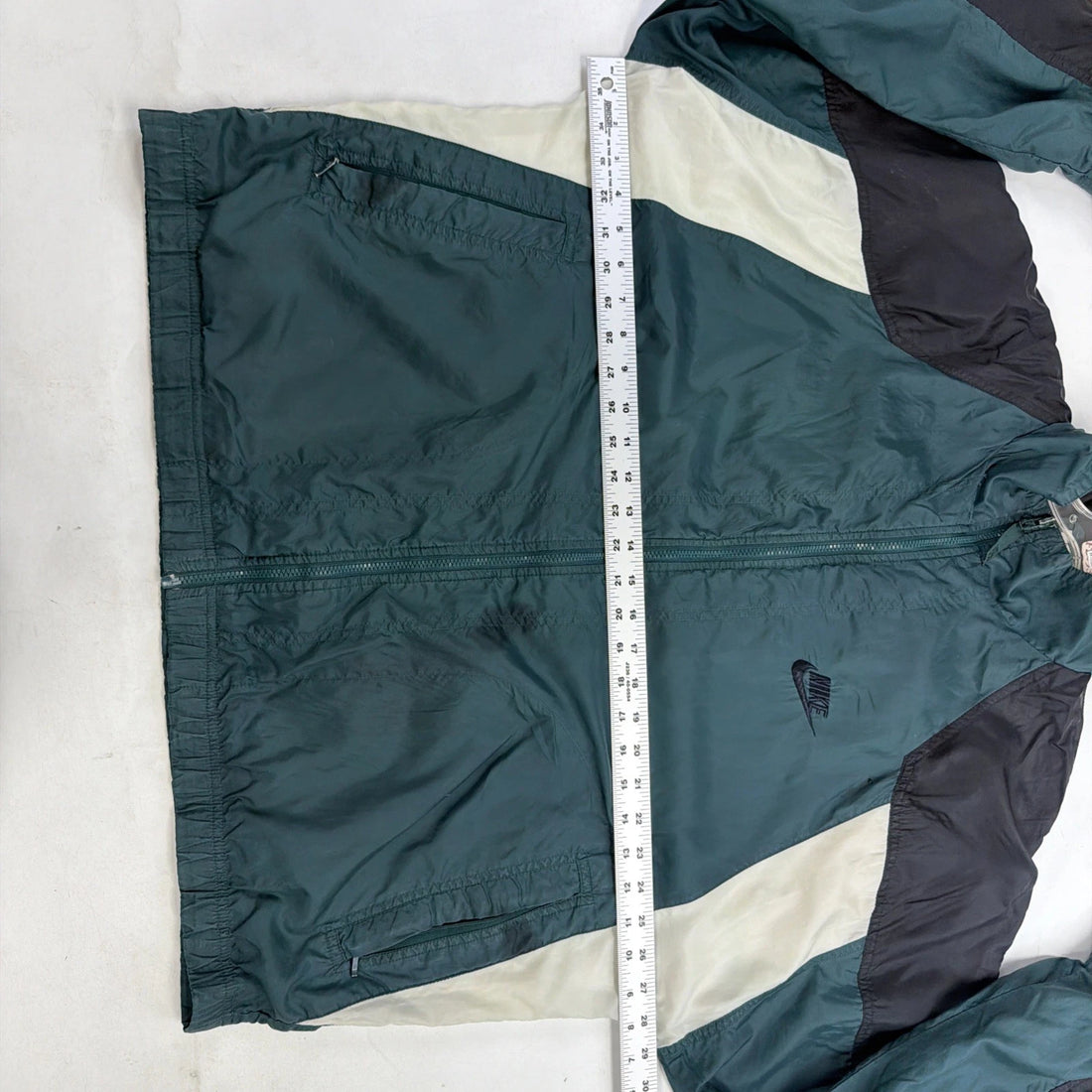 Vintage Nike Windbreaker Light Jacket Size Large Green