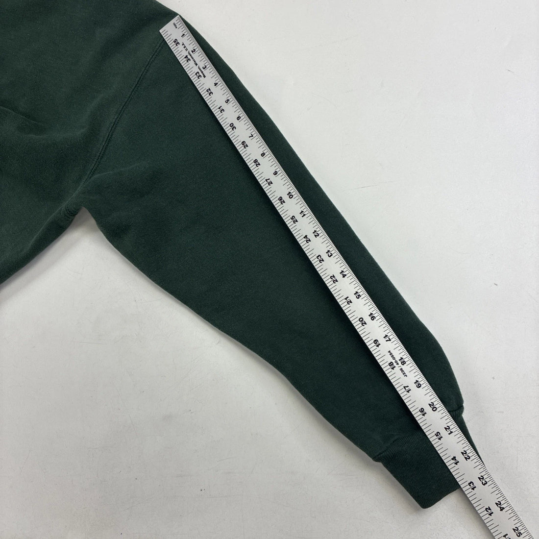 Vintage Champion Spell Out Crewneck Sweatshirt Size Large Green