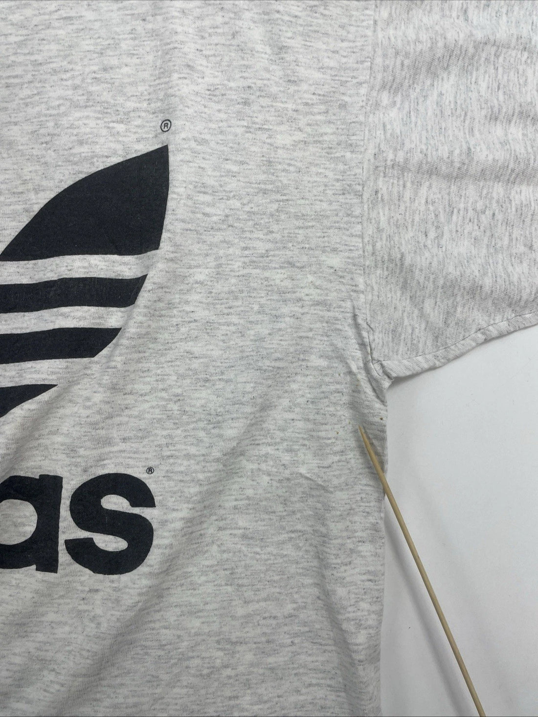 Vintage Adidas Trefoil Soccer T-Shirt Size Medium Double Sided 90s