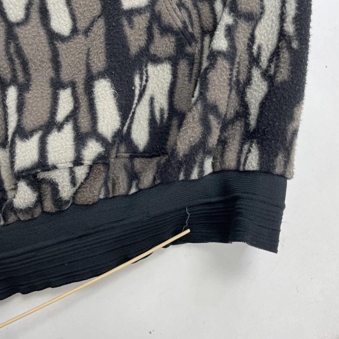 Vintage Tree Camo Pullover Fleece Jacket Size XL