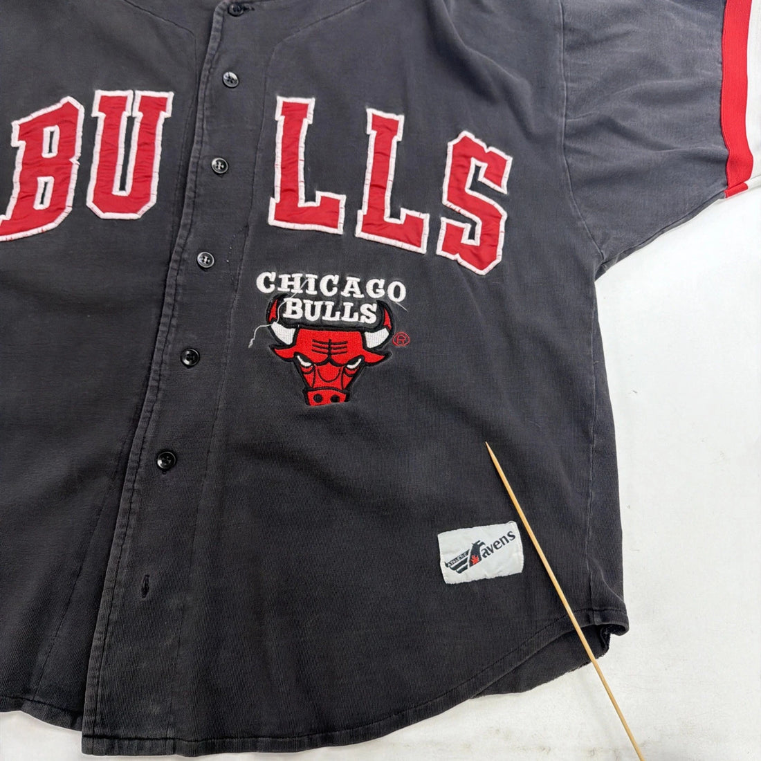 Vintage Chicago Bulls Baseball Jersey Size Large NHL