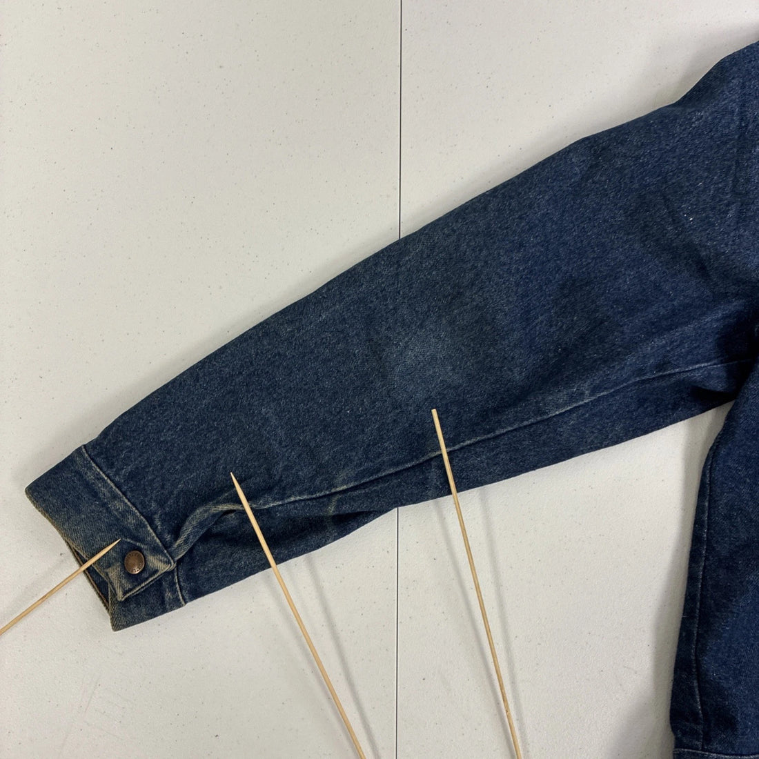Vintage Rustler Denim Trucker Jacket Size XL Blue