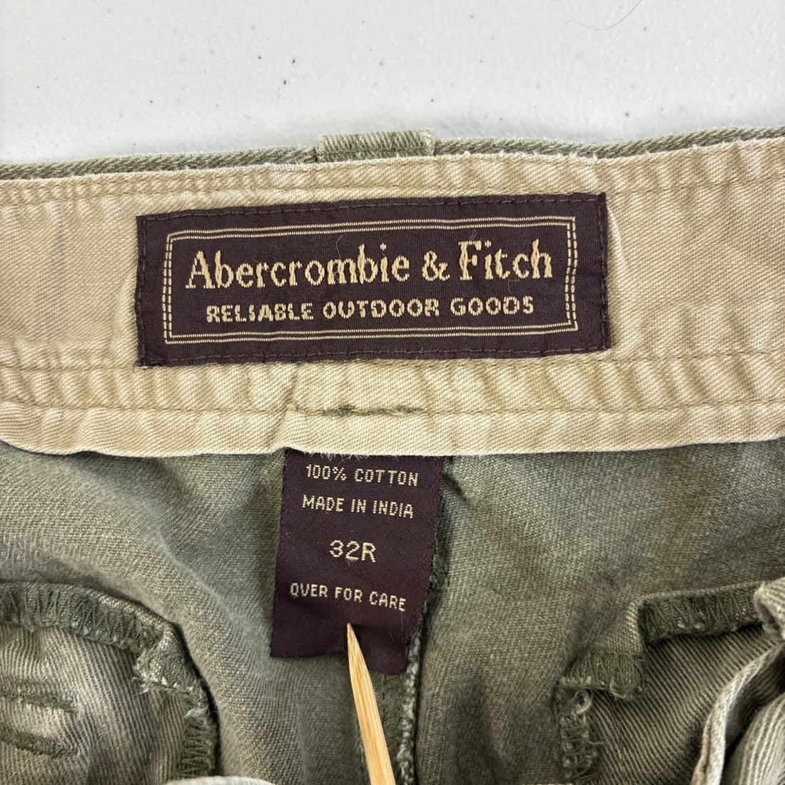 Abercrombie & Fitch Cargo Pants Size 32R Green