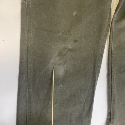 Carhartt Canvas Carpenter Work Pants Size 32 X 34 Green
