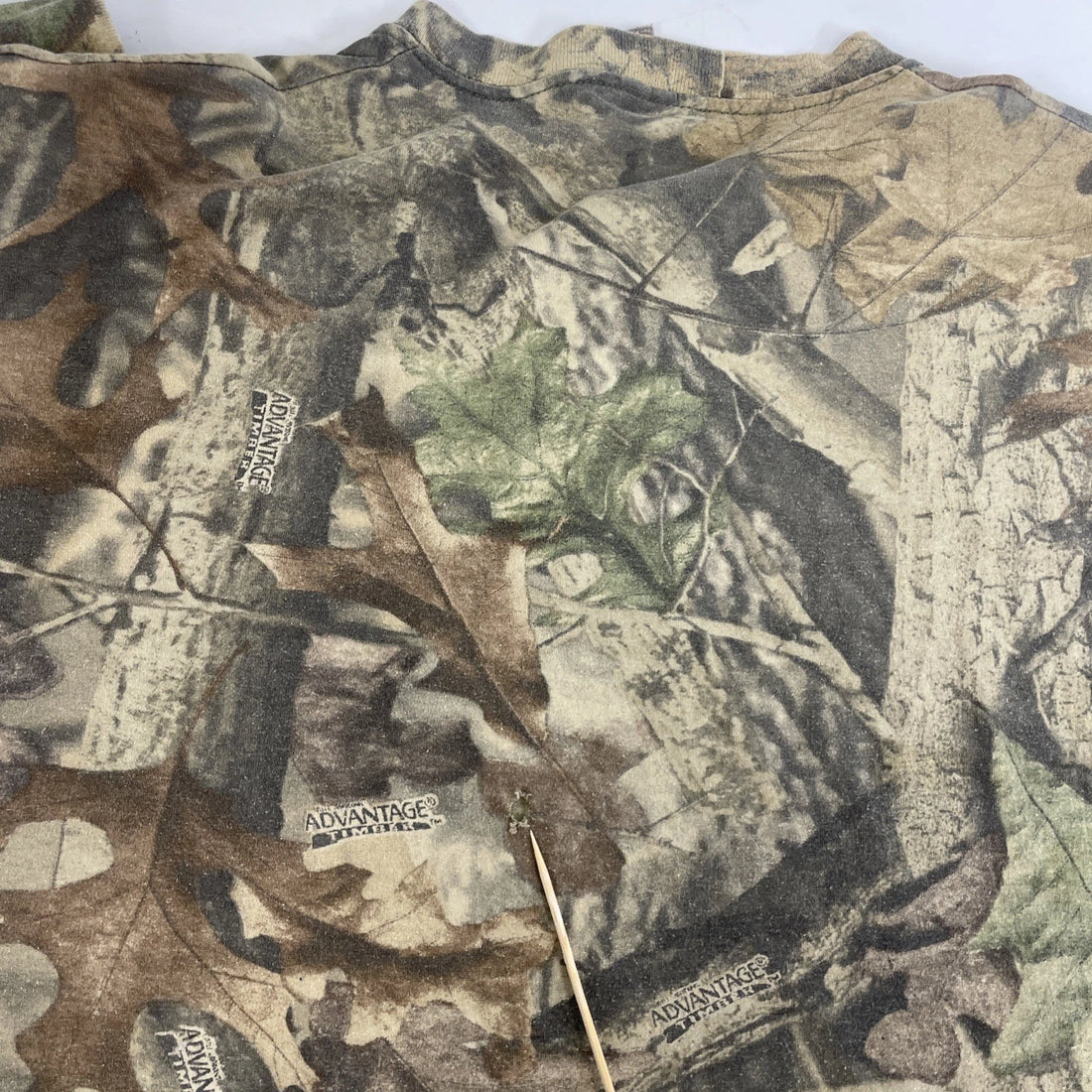Vintage Ranger Advantage Timber Camo Long Sleeve T-Shirt Size XL