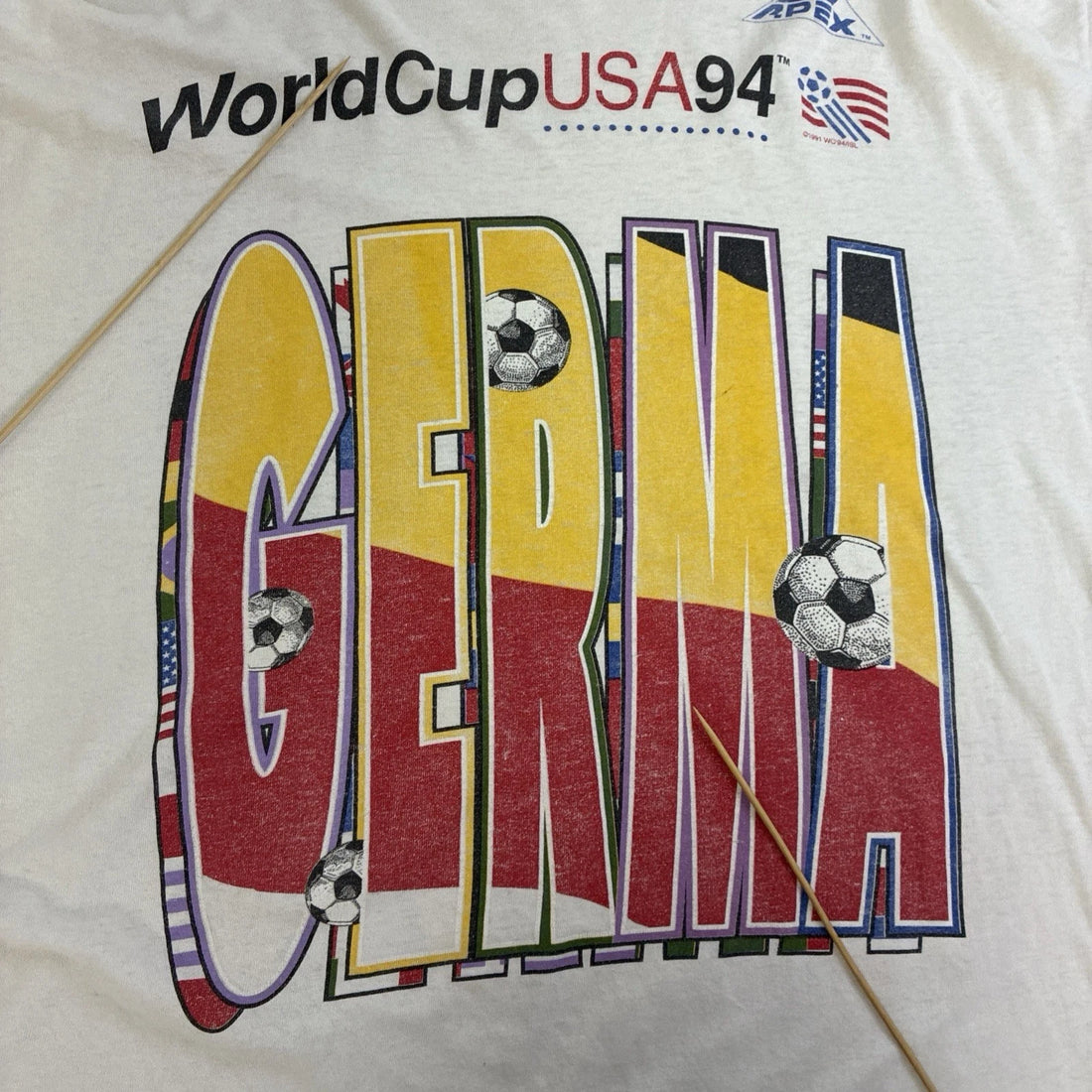 Vintage Germany World Cup USA 1994 T-Shirt XL FIFA
