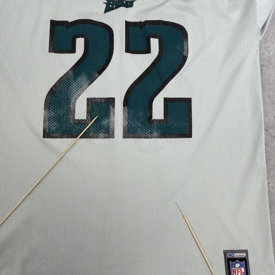 Vintage Philadelphia Eagles Duce Staley Reebok Jersey Size XL NFL