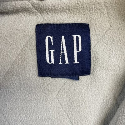 Vintage Gap Vest Jacket Size Large Gray Fleece Lined