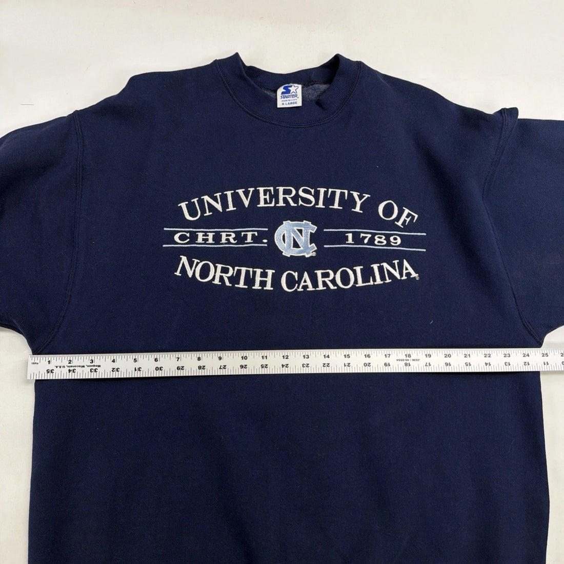 Vintage North Carolina Tar Heels Starter Crewneck Sweatshirt Size XL 90s NCAA