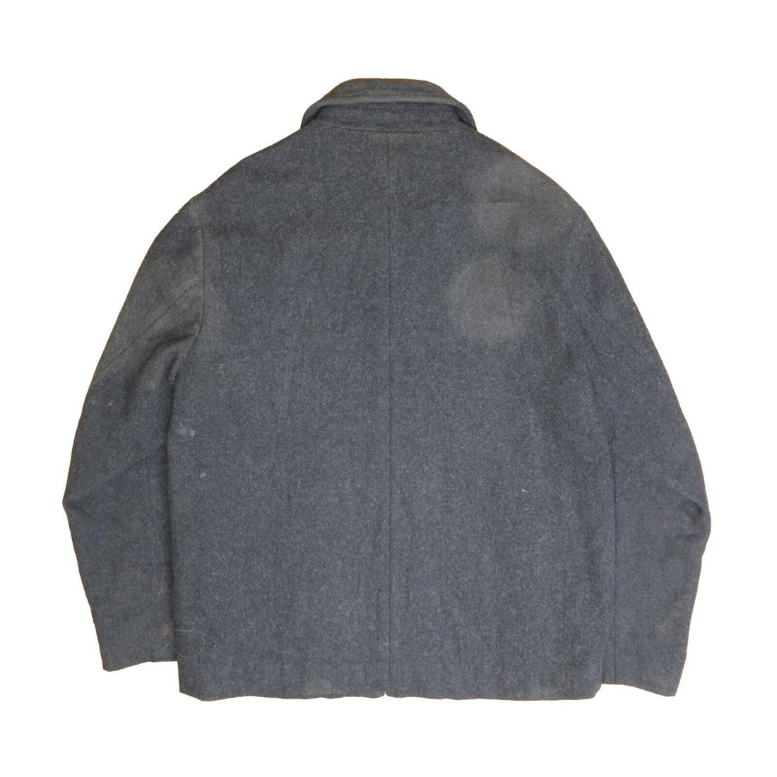 Vintage GAP Wool Coat Jacket Size Medium Gray Full Zip