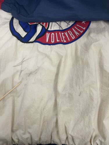 Vintage USA Olympic Volleyball Team Windbreaker Light Jacket Size Medium 90s