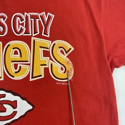 Vintage Kansas City Chiefs T-Shirt Size Medium 1993 90s NFL