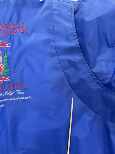 Vintage Baseball Hall of Fame Cooperstown Windbreaker Light Jacket Size XL MLB