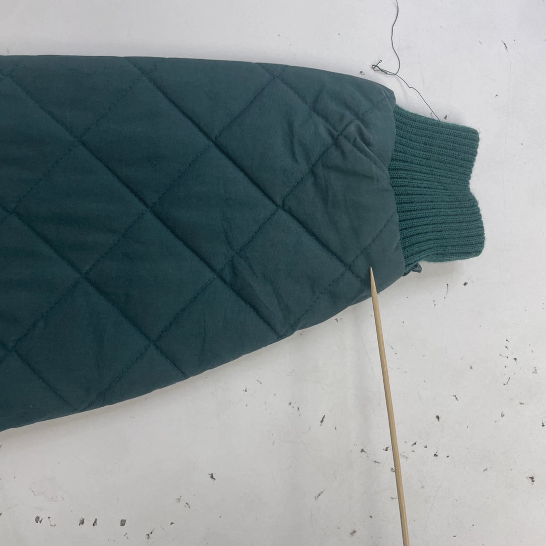 Vintage Columbia Quilted Bomber Jacket Womens Size Large Green