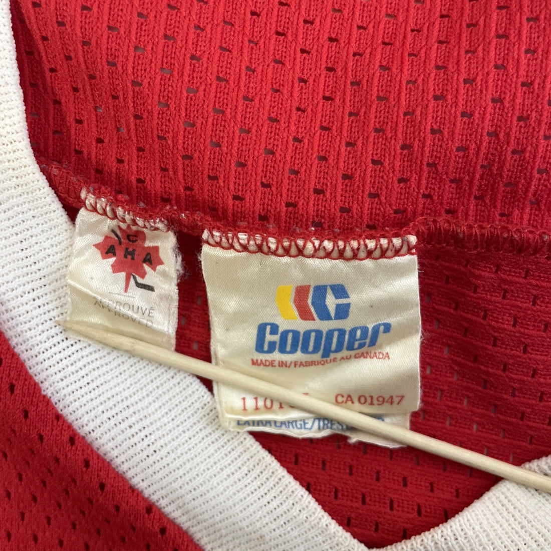 Vintage CCCP Russia Mesh Hockey Jersey Size XL Red 1972 Patch
