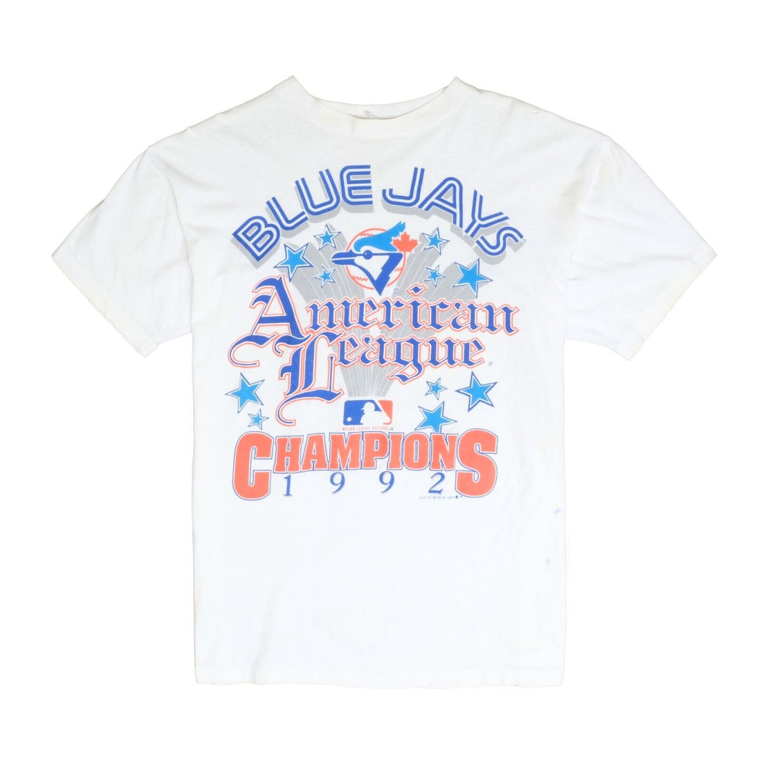 Vintage Toronto Blue Jays AL Champions T-Shirt Size Large 1992 90s MLB